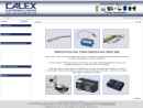 Website Snapshot of CALEX ELECTRONICS LIMITED
